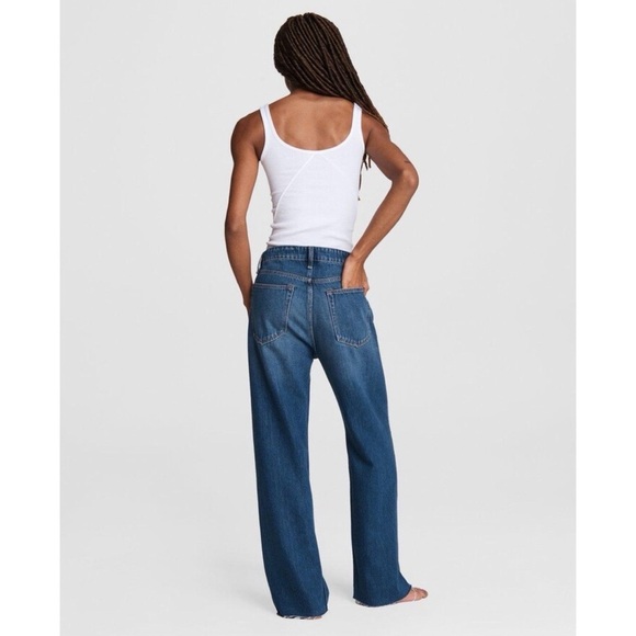 NWT Rag & Bone Logan Jeans Denim in Jasper Dark Blue - Picture 5 of 13